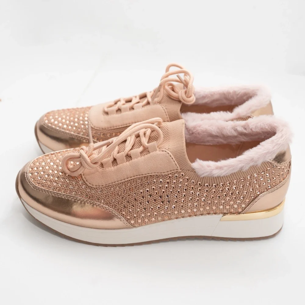 Kenneth‎ Cole Reaction. Cari Cozy Rhinestone Sneaker.